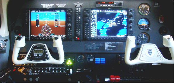計器飛行訓練仕様のG58のコックピットのイメージ